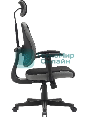 Кресло Cactus CS-CHR-MC03-BKGY черный, сетка