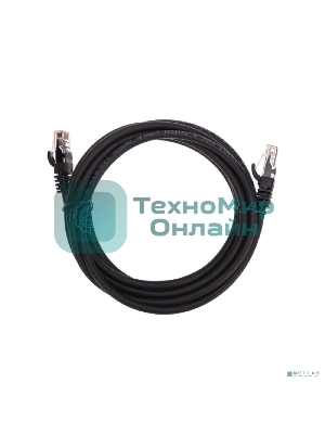 Патч-корд U/UTP Rexant cat. 6, RJ45-RJ45, неэкранированный, 26AWG, LSZH, черный, 3 м
