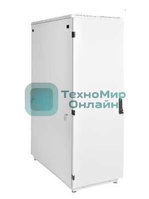 Шкаф телекоммуникационный напольный 42U (600x600) дверь металл (3 места), ШТК-М-42.6.6-3ААА