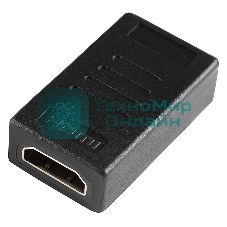 Адаптер аудио-видео Buro HDMI (f)/HDMI (f) черный