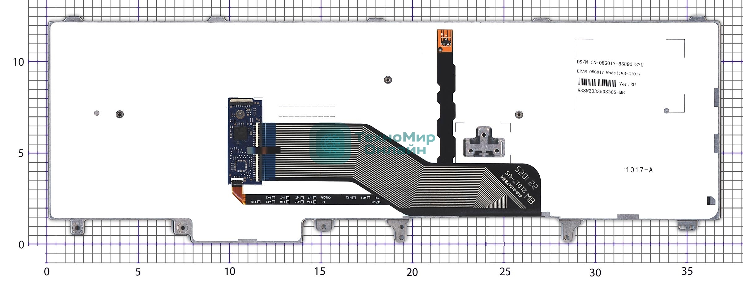 Клавиатура для ноутбука Dell Latitude E6520 E6530 E6540 черная с подсветкой