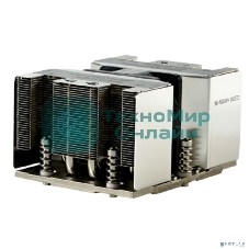 Радиатор для процессора Ablecom ACL-S22130 серебристый, 60 мм, алюминий/медь, 10000 об/мин, 52 дБ, 400 Вт, 64 мм