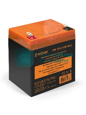 Батарея для ИБП ExeGate HR 12-5 (12V 5Ah 1221W, клеммы F1)
