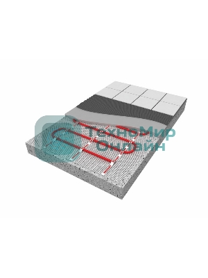 Теплый пол (нагревательный мат) Rexant Extra, площадь 2,0 м2 (0,5 х 4,0 метров), 320Вт, (двух жильный)