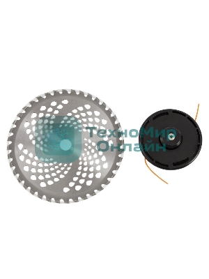 Триммер бензиновый Denzel DTL-52, 52 см3, неразъемная штанга, состоит из 2 частей