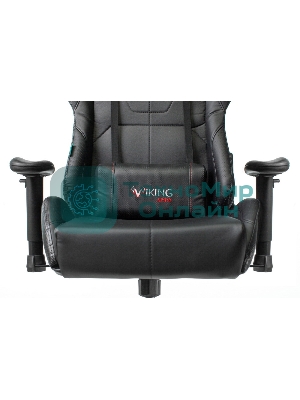 Кресло игровое Бюрократ VIKING 5 AERO BLACK EDITION черный искусственная кожа