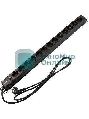 Блок распределения питания Rexant для 19