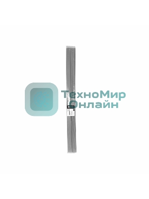 Термоусаживаемая трубка Rexant 25,0/12,5 мм, серая, упаковка 10 шт. по 1 м