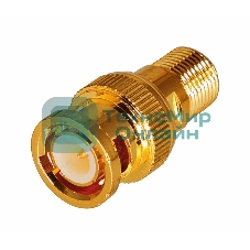 Переход гнездо F-штекер BNC GOLD Rexant