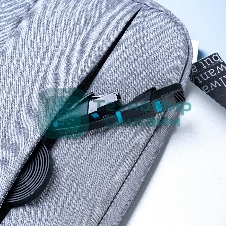 Патч-корд Vention прямой UTP cat.6, RJ45 - 1,5м. плоский черный