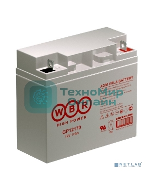 Батарея для ИБП WBR GP 12170 (12V, 17Ah)