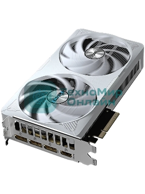Видеокарта Gigabyte GeForce RTX 5060 Ti Eagle OC Ice, NVIDIA RTX 5060 Ti, 8 ГБ GDDR7, 128 бит, PCI-e 5.0, 1xHDMI, 3xDP, 2617 МГц