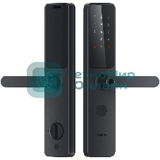 Умный замок Aqara A100 Zigbee врезной разбл.отпеч.паль. черный (ZNMS02ES)