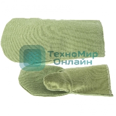 Рукавицы специальные двунитка Сибртех, огнеупорные, 1 размер