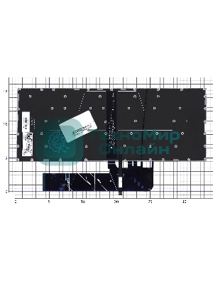 Клавиатура для ноутбука Lenovo Ideapad 530S-14ARR серебристая