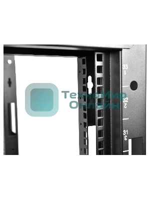 Стойка телеком. универсальная 47U двухрамная, черный (СТК-47.2-9005)