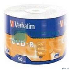 Диск DVD-R Verbatim 4.7Gb 16x Data Life (50шт) (43791)