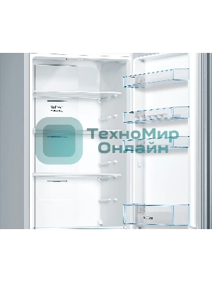 Холодильник Bosch KGN39UL30U серебристый металлик двухкамерный 279/87л морозилка снизу, No Frost
