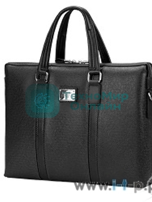 Сумка для ноутбука Сумка Continent CM-142 Black полиэстр/эко кожа, черная 15.6