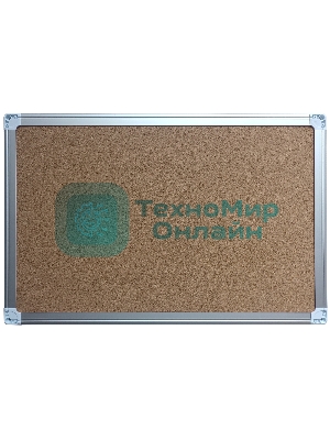 Доска пробковая Silwerhof 45x60см алюминиевая рама