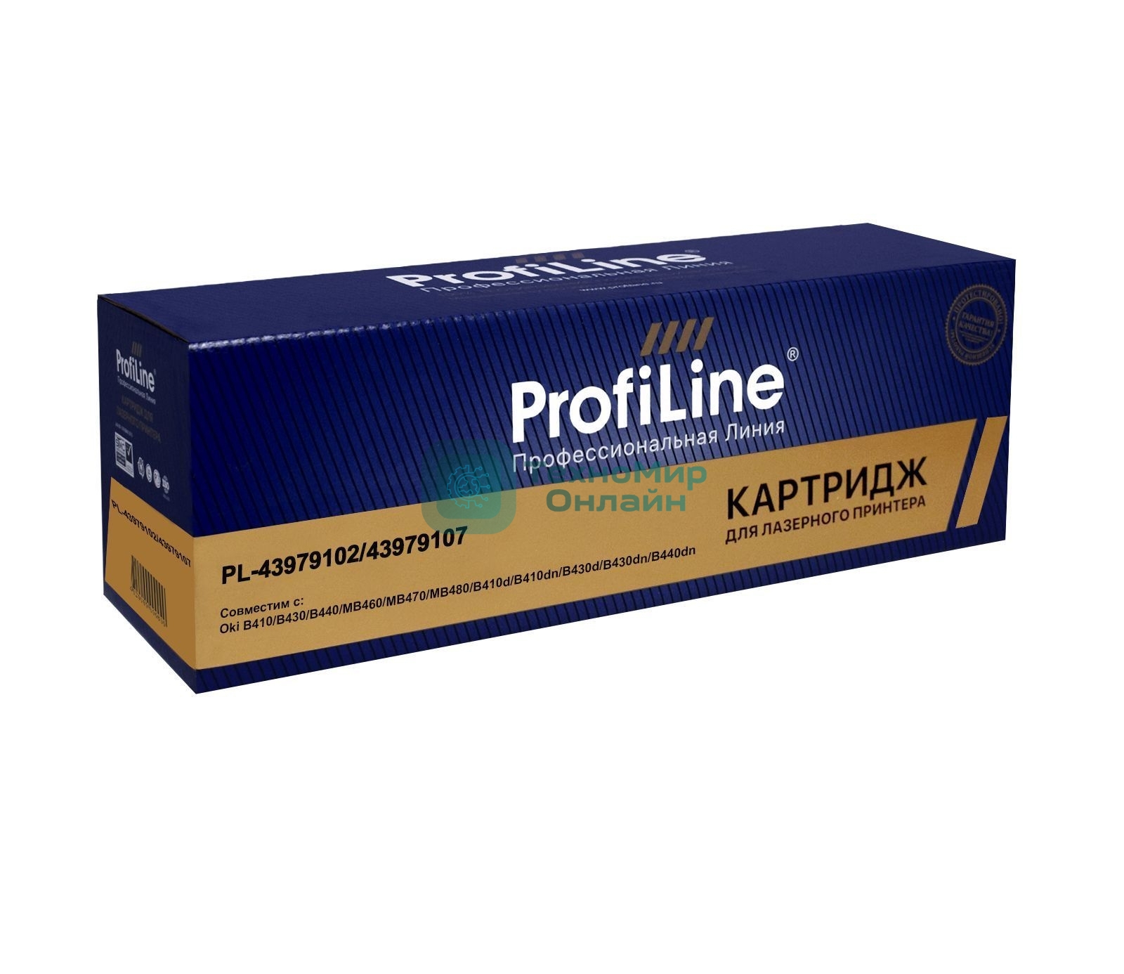 Картридж Тонер-туба ProfiLine PL-43979102/43979107 для принтеров Okidata B410dn/B420dn/B430dn/B440dn/MB460/MB470/MB480 3500 копий