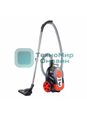 Пылесос Zelmer 81205158T черный/красный, 800 Вт, уборка сухая, пылесборник контейнер 2 л