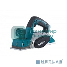 Рубанок Makita KP0800X1 Рубанок,620Вт,17000об\м,ширина-82мм,глуб-2.5мм,2.6кг,кор, набор ножей D-07945