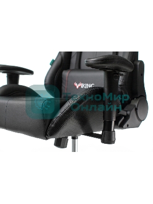Кресло игровое Бюрократ VIKING 5 AERO BLACK EDITION черный искусственная кожа