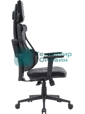 Кресло Cactus CS-CHR-DUO-GYBK серый, экокожа