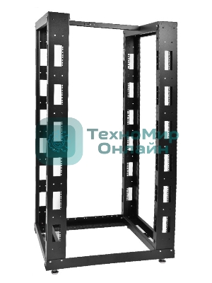 Стойка телеком. универсальная 47U двухрамная, черный (СТК-47.2-9005)