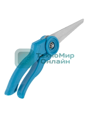 Секатор цветочный Palisad LUXE удлиненный, 275 мм, регулировка захвата, пластиковые рукоятки