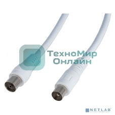 Кабель PERFEO ТВ вилка - ТВ розетка, длина 2 м. (T5002)