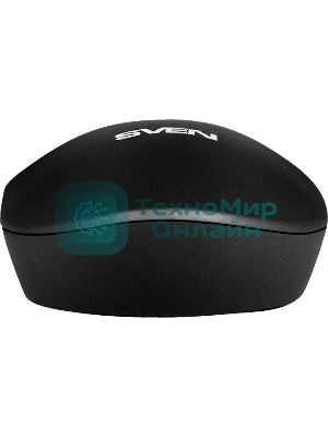 Мышь беспроводная SVEN RX-515SW черный, 1600 dpi, радиоканал, USB, кнопки - 4