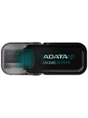 Флешка USB ADATA UV240 (AUV240-64G-RBK), 64Gb, USB 2.0, R/W 15/5, черный
