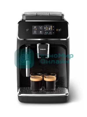 Кофемашина автоматическая Philips EP2224/10 черный, исп. кофе - молотый/зерновой, 1.8 л, 1500 Вт, 15 Бар.