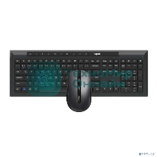  Клавиатура + Мышь, Rapoo, 8210M, Беспроводная 2.4G, Bluetooth 5.0, USB, Мембранная, 1600 dp