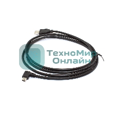 Кабель USB Type A на Mini USB угол влево 1,5 м