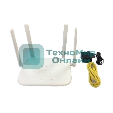 Беспроводной двухдиапазонный маршрутизатор AC1200, 1x100Base-TX WAN, 3x100Base-TX LAN, 4 внешние антенны 5 dBi