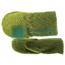 Рукавицы специальные двунитка Сибртех, водоотталкивающие, 1 размер