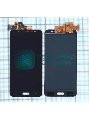 Дисплей для Samsung Galaxy J5 (2016) SM-J510 в сборе с тачскрином (TFT) черный