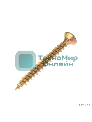 Саморез универсальный Kranz 3.5х35, желтый цинк, пакет (50 шт./уп.)