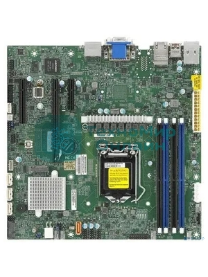 Материнская плата Supermicro X12SCZ-F-B Socket LGA1200 Intel W480E 4DDR4 ECC/DDR4 MicroATX