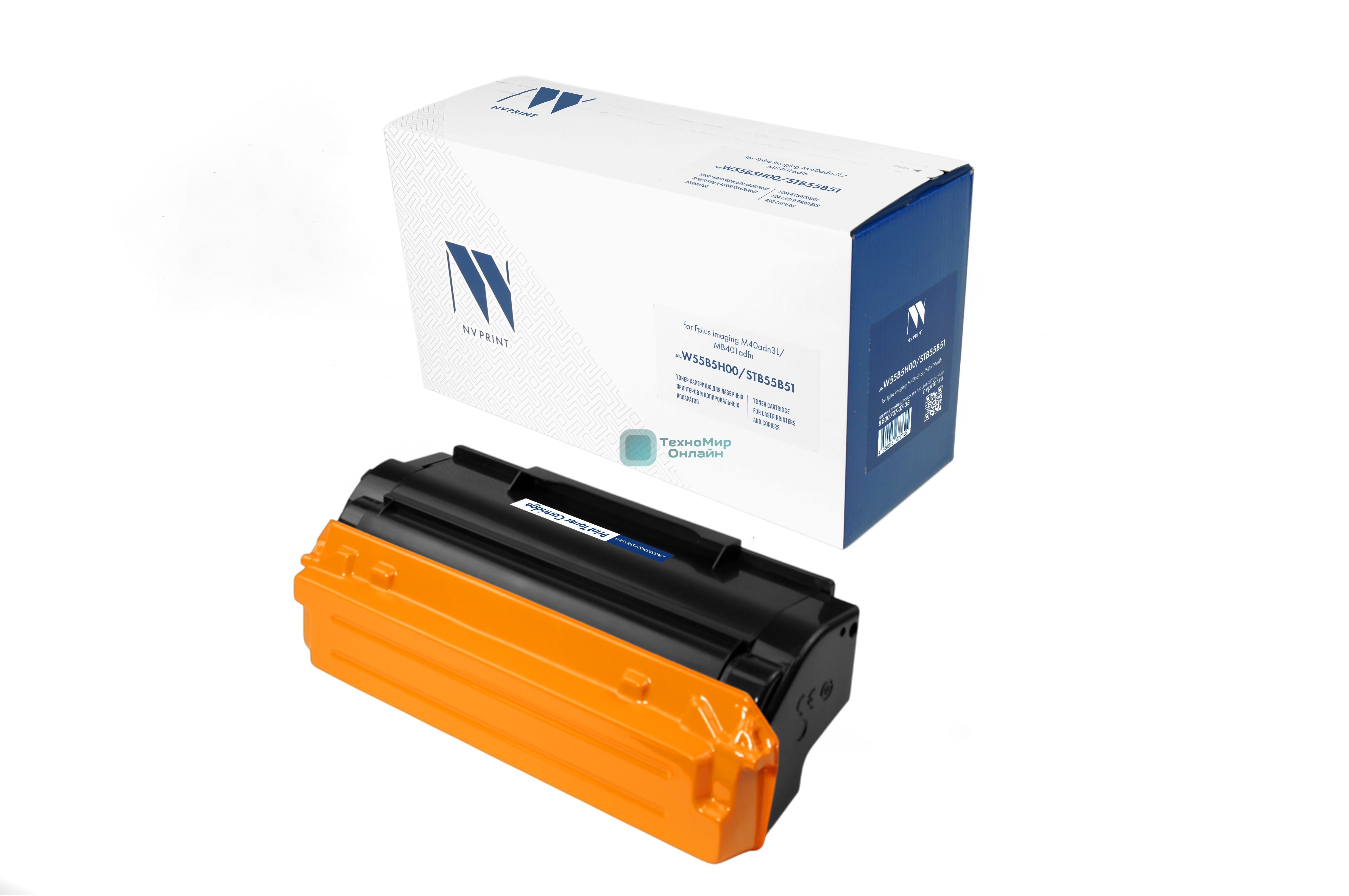 Картридж NVP совместимый NV-W55B5H00/STB55B51 для Fplus imaging M40adn3L/MB401adfn (15000k)