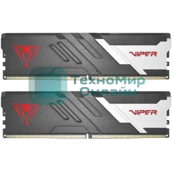 Оперативная память Patriot Viper Venom, DDR5, 32GB (2x16GB), 7200MHz, CL34, DIMM, с радиатором, черный