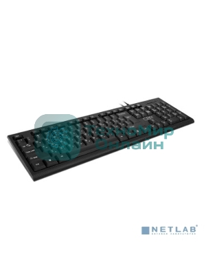 Комплект клавиатура+мышь CBR KB-SET 711 Carbon проводной, USB, 1200 DPI, чёрный