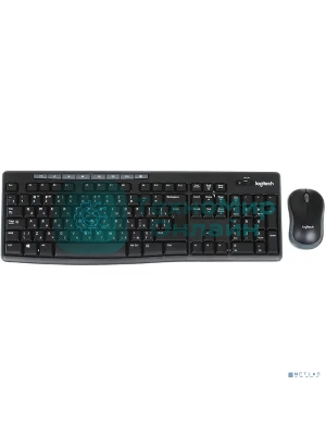 Комплект клавиатура+мышь Logitech MK270 беспроводной, USB, 1000 DPI, чёрный