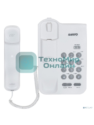 Телефон проводной SANYO RA-S108W белый