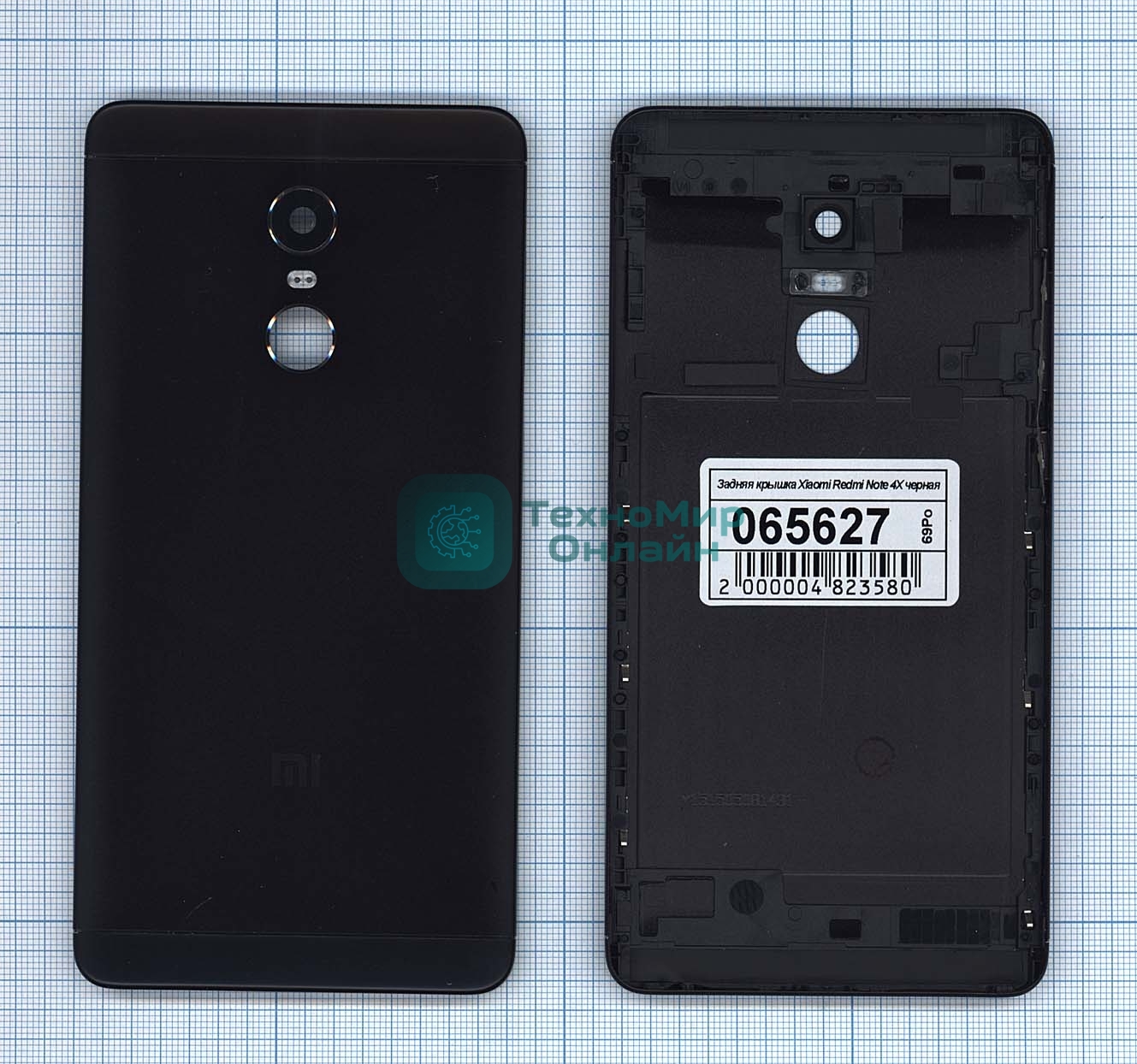 Задняя крышка для Xiaomi Redmi Note 4X черный