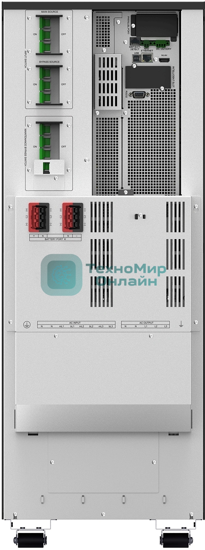 Источник бесперебойного питания Ippon Innova Unity T 3-3 10K 10000Вт 10000ВА черный