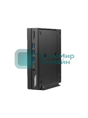 Компьютер MSI Pro DP10 12M Mini Core i7-1360P (2.2GHz), 32Gb(16*2) DDR4 SO-DIMM, 1TB SSD M.2, Intel UHD Graphics, noDVD, WiFi, BT, 120W, VESA, VGA, noOS, 1y war-ty, черный